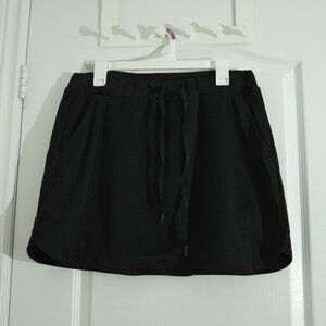 Mta sport black mesh drawstring skorts Size L